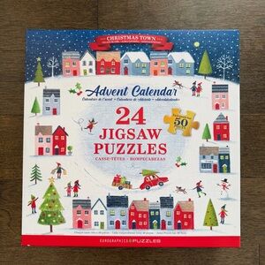 Advent Calendar 24 Jigsaw Puzzles - Festive Multi-Color